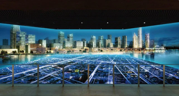 展会中的数字沙盘 数字内容制作服务赋能沉浸式展示新体验